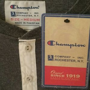 Champion long sleeve Men Unisex Shirt Cotton Dark